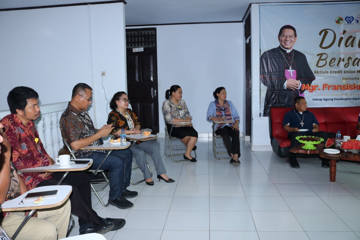 Kunjungan Mgr. Fransiskus Nipa (uskup Keuskupan Agung Makassar)
